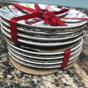 Christmas Dessert Plates